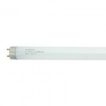 EUROLUX G42 COOL WHITE FLUORESCENT T8 2FT TUBE 600MM 18W