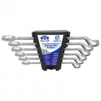 MARATHON SPANNER COMBINATION DEEP OFFSET 6PIECE