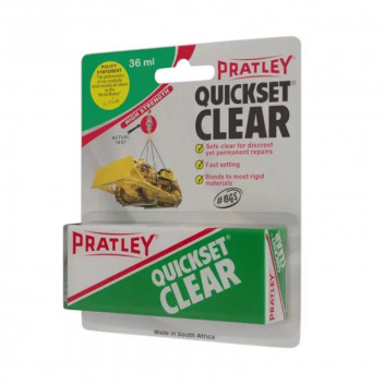 PRATLEY QUICKSET CLEAR GLUE 40ML