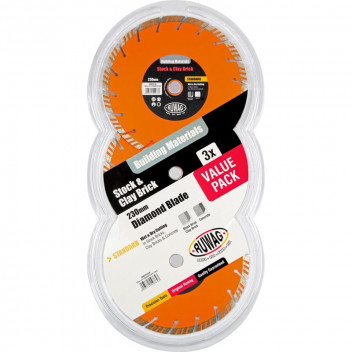 RUWAG DIAMOND CUTTING BLADE 3 PACK 115MM