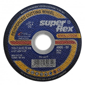 EVOLUTION SUPERFLEX METAL CUTTING DISC 115X1MM
