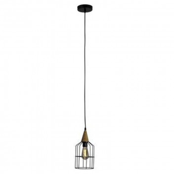 EUROLUX BLACK METAL PENDANT