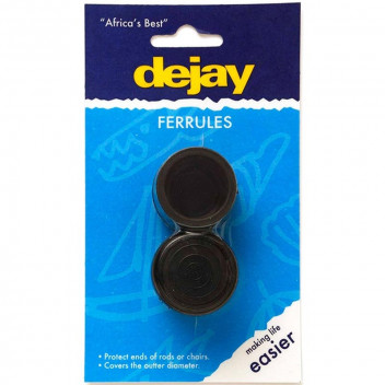 DEJAY ROUND RUBBER FERRULE   25MM 2PP
