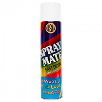 SPRAYMATE MATT WHITE FAST DRYING SPRAY PAINT 250ML