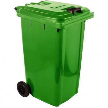 GREEN SABS WHEELIE REFUSE BIN 240L