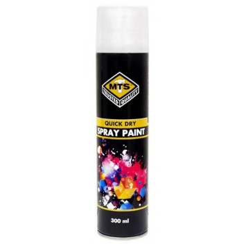 PAINT SPRAY MTS1912 MATT WHITE 300ML MTS