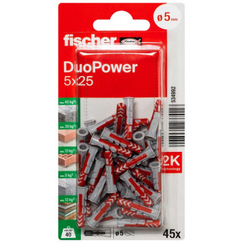 FISCHER DUOPOWER PLUG 45PP.