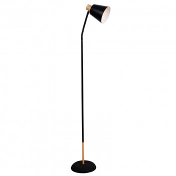 EUROLUX BLACK & GOLD CURVE FLOOR LIGHT