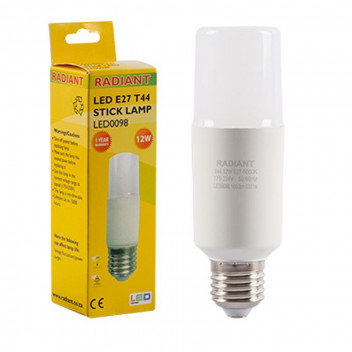 EUROLUX LED BULB T30 STICK E27 12W 240V DAYLIGHT