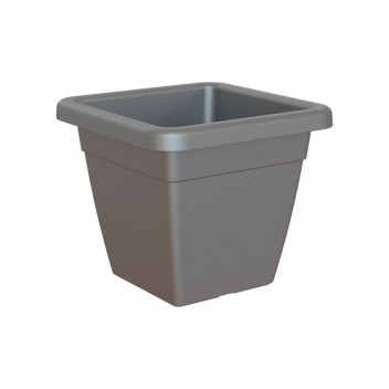 ARTEVASI VENEZIA SQUARE ANTHRACITE PLATIC POT 30CM
