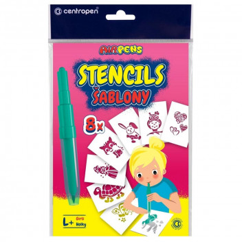 STENCIL KIDDIES  9996/19 GIRLS 8PIECE