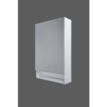 WHITE KARIBA SINGLE DOOR CABINET MIRROR 450X600X116MM