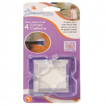 CUSHION CORNER SHELF & GLASS TABLE 4PP F134 DREAMBABY