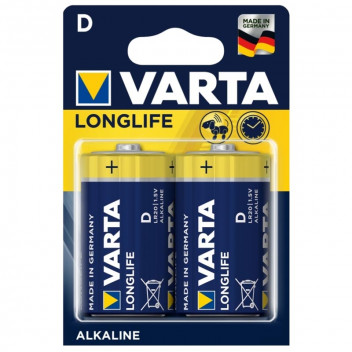 VARTA LONGLIFE BATTERY D 2PACK