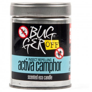 BUGGER OFF ACTIVA CAMPHOR ECO SCENTED CANDLE