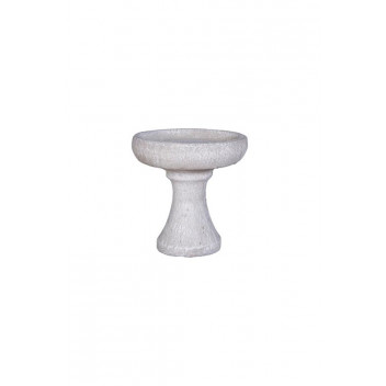 GARDEN SOLUTIONS FIBRE CONCRETE BIRD BATH 315X310MM