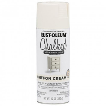 PAINT SPRAY CHALKED 302596 CHIFFFON CREAM 340G R-OLEUM