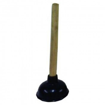 CUP FORCE PLUNGER WITH WOODEN HANDLE 100MM