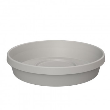 SEBOR LIGHT GREY PLASTIC SAUCER 7.5CM