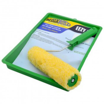 MEGAPAINT EEZYPILE PAINT ROLLER & TRAY SET 225MM