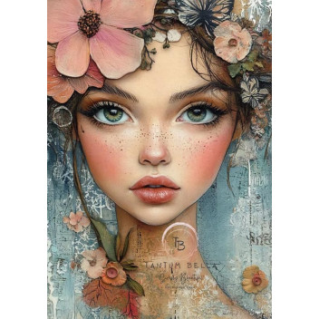 MIRA PETAL DECOUPAGE A4