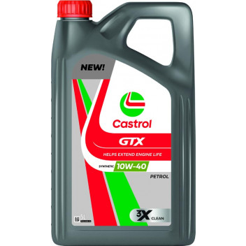 CASTROL GTX 10W40 SYNTHETIC ENGINE OIL 5L