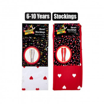 HEARTS STOCKINGS DRESS UP PARTY COSTUME