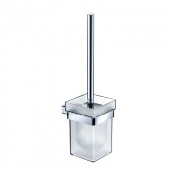 BIJIOU RHONE CHROME TOILET BRUSH AND HOLDER