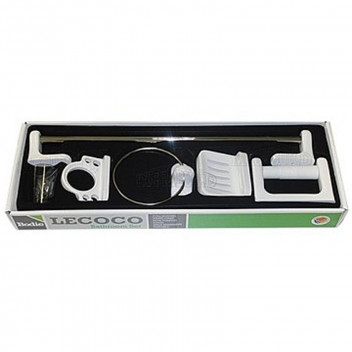 LECOCO WHITE BATHROOM SET