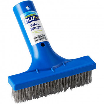 BRUSH POOL WALL STAINLESS STEEL 570-0405 150MM BLU52
