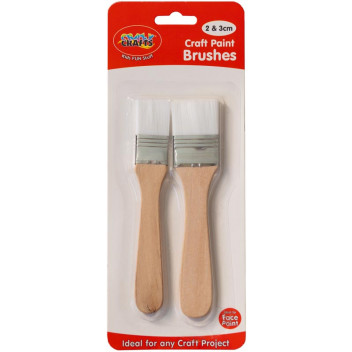 CRAFT BRUSH SET 2 SIZES 2PP