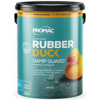 RUBBER DUCK WHITE DAMP GUARD ACRYLIC SEALER 5L