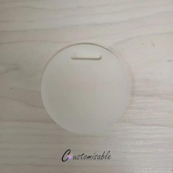 ACRYLIC BLANK CRAFT RIBBON CIRCLE