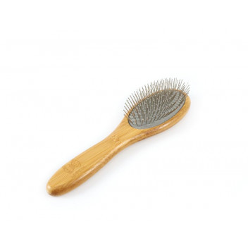 VALEMOUNT BAMBOO PIN BALL PET BRUSH 6X22CM.