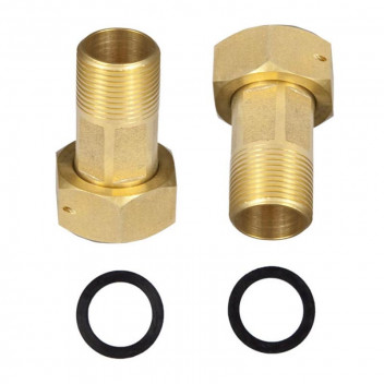 TAIL PIECE SET FOR WATER METER BRASS 15MM