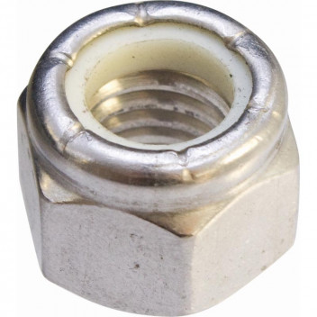 ZINC PLATED NYLOCK NUT 6MM 10PIECE