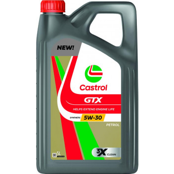 CASTROL GTX 5W30 SYNTHETIC ENGINE OIL 5L