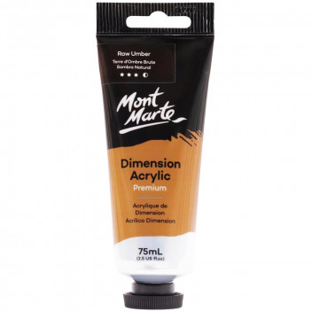 RAW UMBER CRAFT ACRYLIC PAINT 75ML