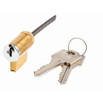 FORTRESS BRASS JAGUAR 2KEY SLIDING DOOR CYLINDER