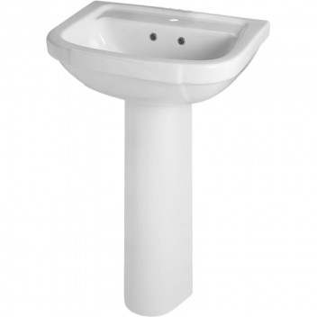 BETTALUX WHITE BASIN AND PEDESTAL SUITE