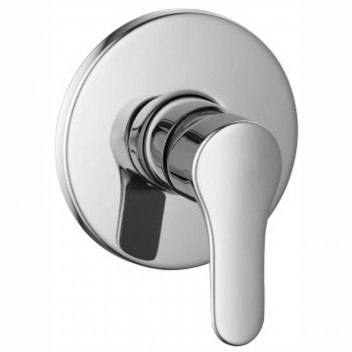 TRIUMPH CHROME SOLID QUARTZ CONCEALED SHOWER MIXER