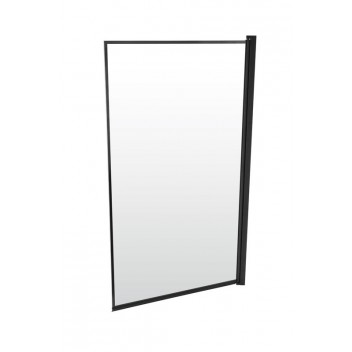 AQUA DOR BLACK ROSA BATH SCREEN 800X1400MM