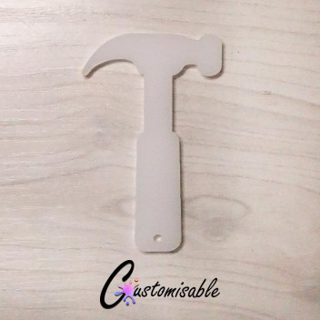 ACRYLIC BLANK CRAFT HAMMER