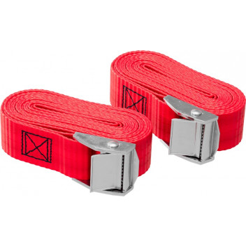 STRAP CAMBUCKLE   1182712 300KG 2.5MX20MM 2PP QUICK LOADER