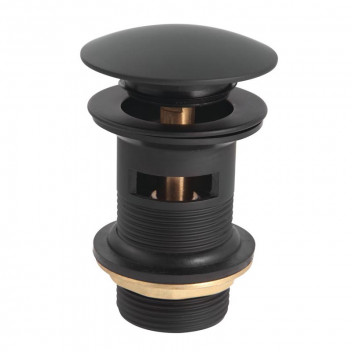 WASTE BASIN SLOTTTED BLACK 32MM