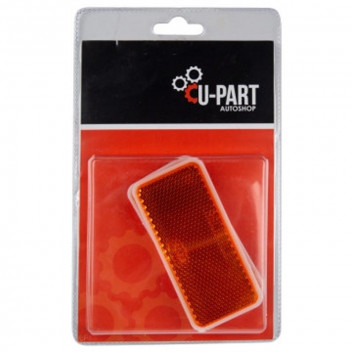 STICK-ON YELLOW REFLECTOR 2PACK