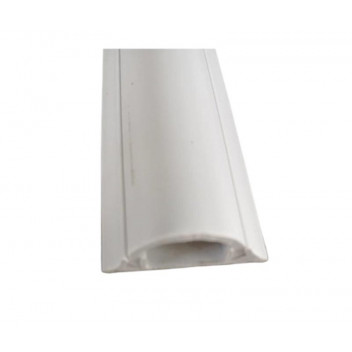 WHITE HALF MOON TRUNKING WITH DOUBLE SIDED TYPE 70MM X 20MM X2M