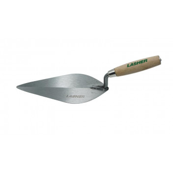 LASHER WOODEN HANDLE BRICK TROWEL 250MM