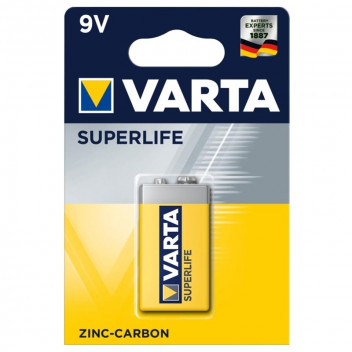 VARTA HEAVY DUTY SUPER BATTERY 9V 1PACK