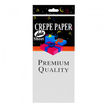 DALA WHITE CRAFT CREPE PAPER